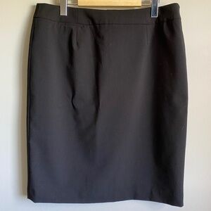 Calvin Klein Women's Black Straight‎ Skirt Lined Size 14 Pencil